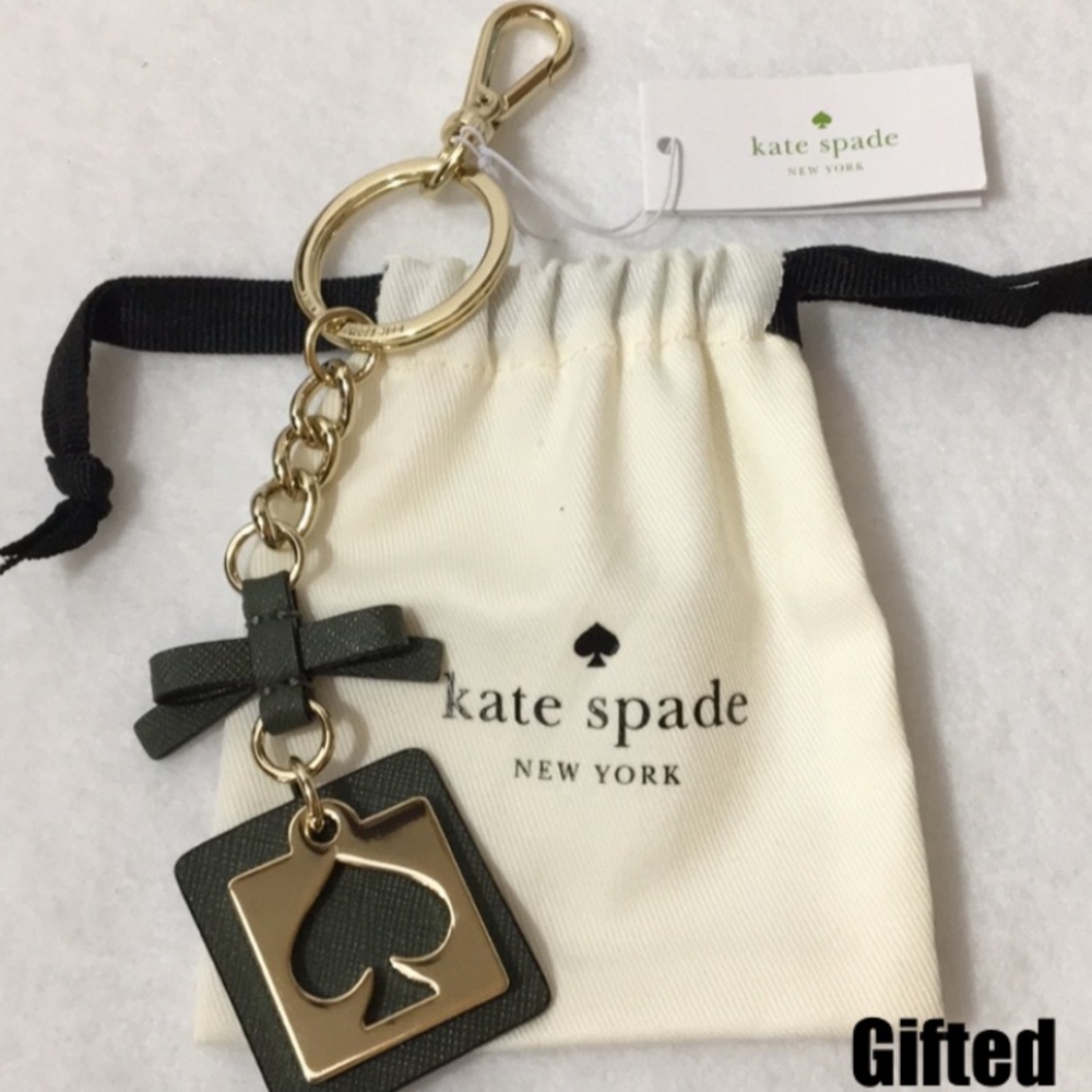 KATE SPADE LEATHER KEYRING BAG ACCESSORY 2018 NWT - Picture 1 of 8